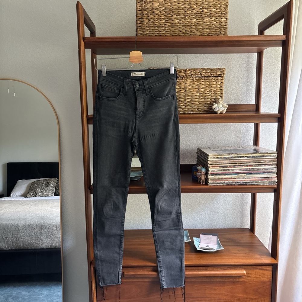 Madewell Women's Skinny Jeans in Dark Gray